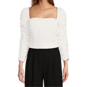 Antonio Melani Sarabeth Crepe Long Sleeve  Blouse